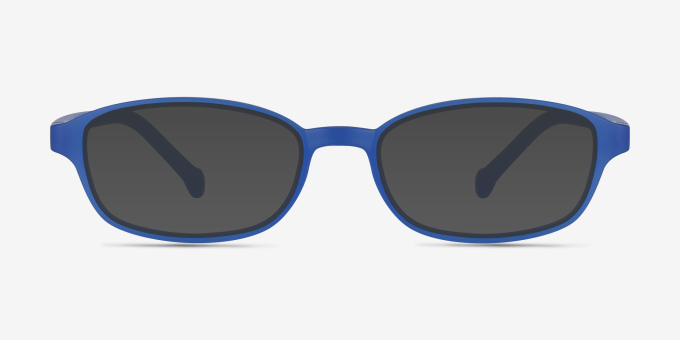 Sprint Blue PlasticEyeglass Frames from EyeBuyDirect, with Tinted Lenses