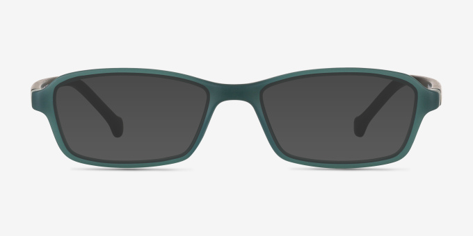 Nimbus Green PlasticEyeglass Frames from EyeBuyDirect, with Tinted Lenses
