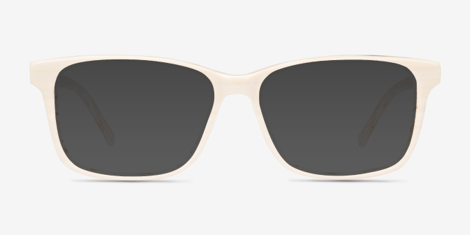 Prologue Cream AcetateEyeglass Frames from EyeBuyDirect, with Tinted Lenses
