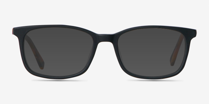 Botanist Black AcetateEyeglass Frames from EyeBuyDirect, with Tinted Lenses