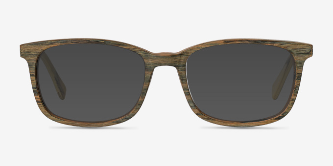 Botanist Brown AcetateEyeglass Frames from EyeBuyDirect, with Tinted Lenses