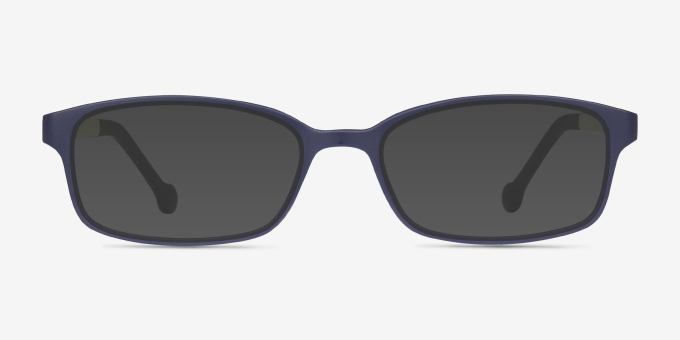 Gizmo Bleu marine PlastiqueMontures de lunettes de vue d'EyeBuyDirect, Avec des Verres Teintés