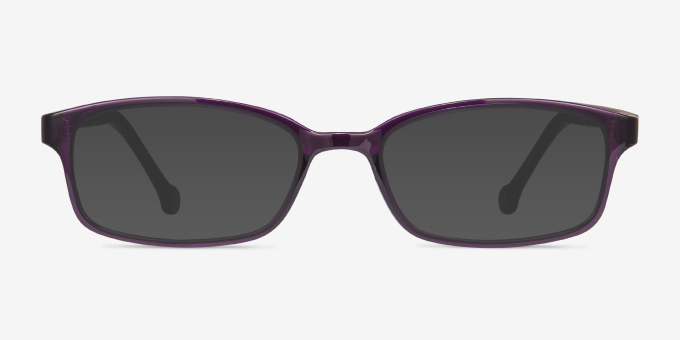 Gizmo Violet PlastiqueMontures de lunettes de vue d'EyeBuyDirect, Avec des Verres Teintés