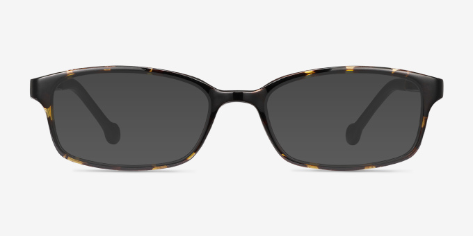 Gizmo Tortoise PlasticEyeglass Frames from EyeBuyDirect, with Tinted Lenses