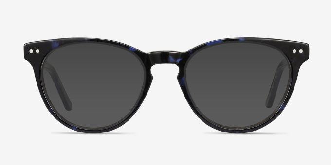 Notting Hill Blue Floral AcetateEyeglass Frames from EyeBuyDirect, with Tinted Lenses