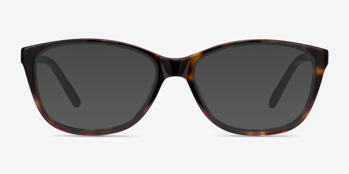 Masque Tortoise AcetateEyeglass Frames from EyeBuyDirect, with Tinted Lenses