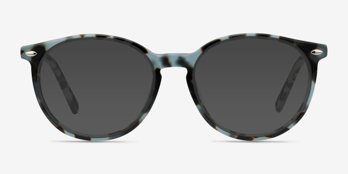 Blink Green Tortoise AcetateEyeglass Frames from EyeBuyDirect, with Tinted Lenses