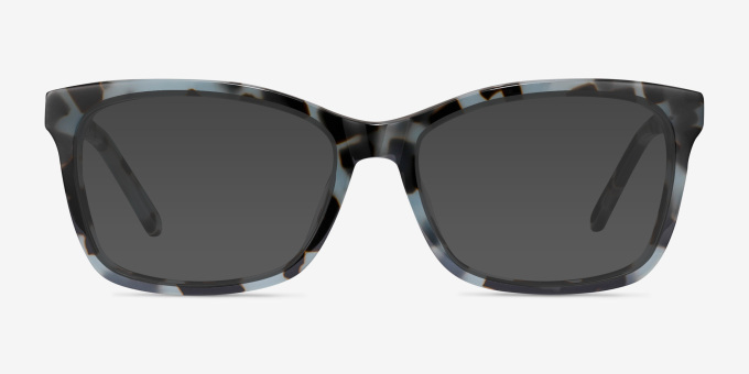 Mode Green Tortoise AcetateEyeglass Frames from EyeBuyDirect, with Tinted Lenses