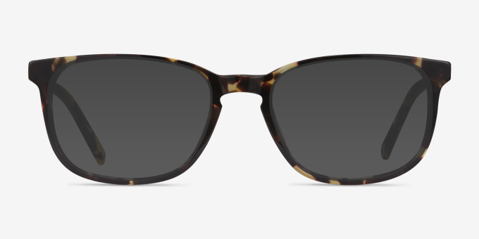 Emblem Tortoise AcetateEyeglass Frames from EyeBuyDirect, with Tinted Lenses