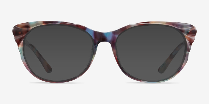 Mariposa Floral AcetateEyeglass Frames from EyeBuyDirect, with Tinted Lenses