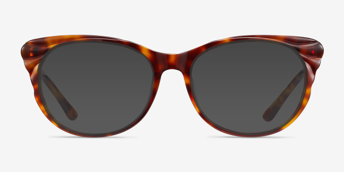 Mariposa Tortoise AcetateEyeglass Frames from EyeBuyDirect, with Tinted Lenses