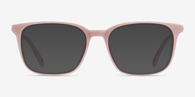 Etched Pink AcetateEyeglass Frames from EyeBuyDirect, with Tinted Lenses