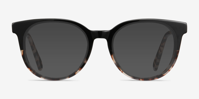 Rialto Black Tortoise AcetateEyeglass Frames from EyeBuyDirect, with Tinted Lenses