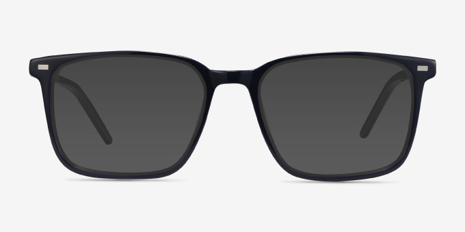 Chief Navy AcetateEyeglass Frames from EyeBuyDirect, with Tinted Lenses