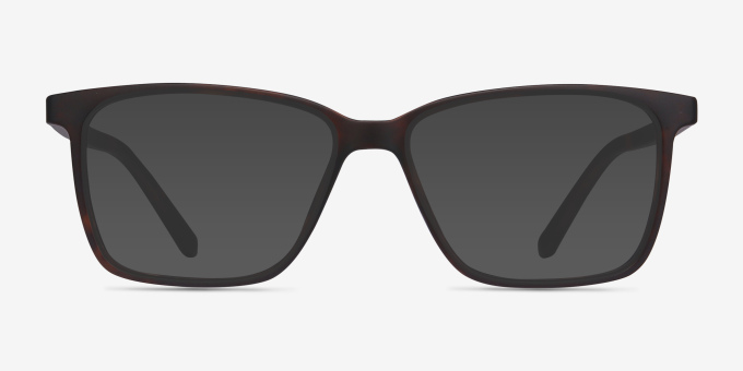 Alaska Tortoise PlasticEyeglass Frames from EyeBuyDirect, with Tinted Lenses