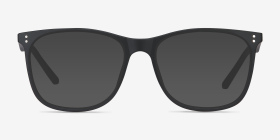 Mystery Noir Plastique Montures de lunettes de vue d'EyeBuyDirect, with Tinted Lenses