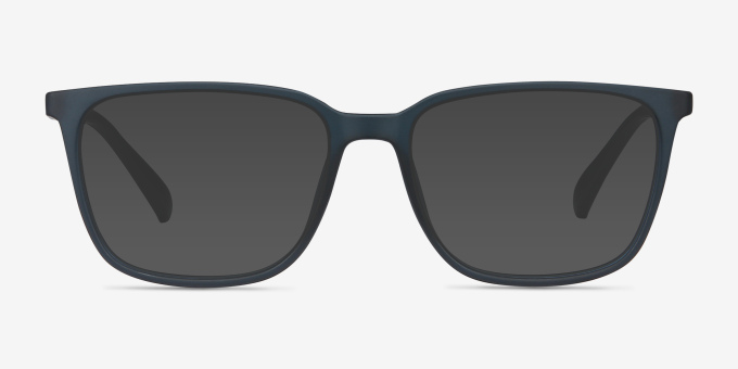 Stride Navy PlasticEyeglass Frames from EyeBuyDirect, with Tinted Lenses