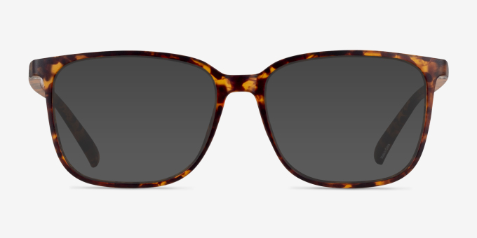 Stride Tortoise PlasticEyeglass Frames from EyeBuyDirect, with Tinted Lenses