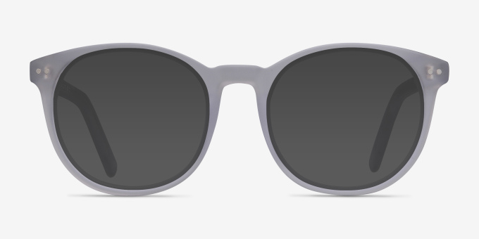 Primrose Matte Clear AcetateEyeglass Frames from EyeBuyDirect, with Tinted Lenses