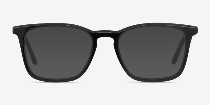 Phoenix Black AcetateEyeglass Frames from EyeBuyDirect, with Tinted Lenses