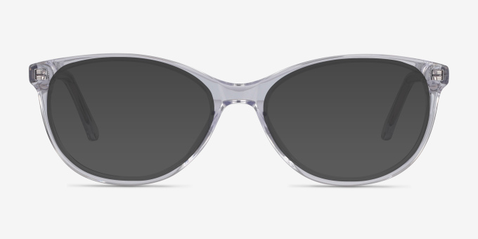Depth Clear AcetateEyeglass Frames from EyeBuyDirect, with Tinted Lenses