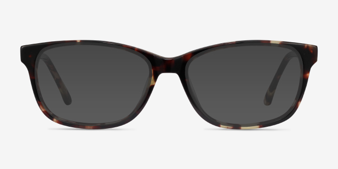 Ayla Tortoise AcetateEyeglass Frames from EyeBuyDirect, with Tinted Lenses