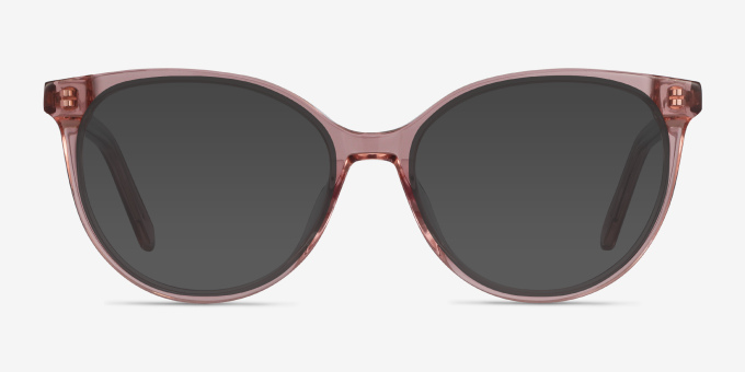 Nala Clear Purple AcétateMontures de lunettes de vue d'EyeBuyDirect, Avec des Verres Teintés