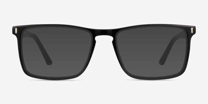 Arise Noir AcétateMontures de lunettes de vue d'EyeBuyDirect, Avec des Verres Teintés