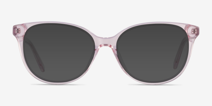 Pursuit Pink AcetateEyeglass Frames from EyeBuyDirect, with Tinted Lenses