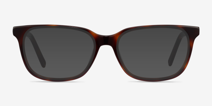 Peruse Brown Tortoise AcétateMontures de lunettes de vue d'EyeBuyDirect, Avec des Verres Teintés