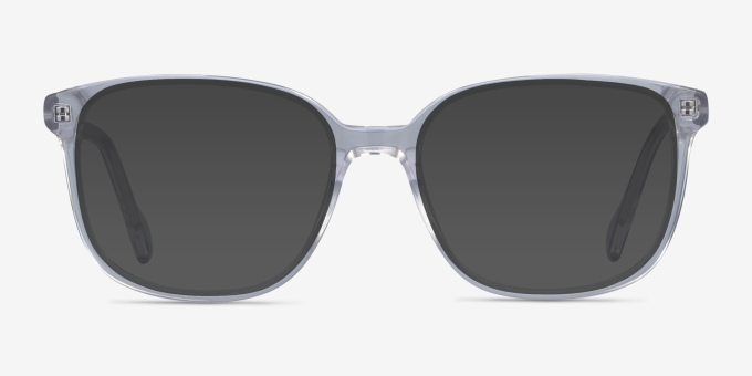 Joanne Transparent AcétateMontures de lunettes de vue d'EyeBuyDirect, Avec des Verres Teintés