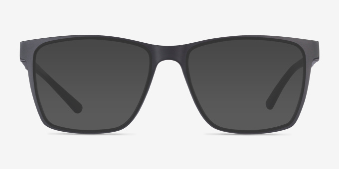 Spencer Gray PlasticEyeglass Frames from EyeBuyDirect, with Tinted Lenses