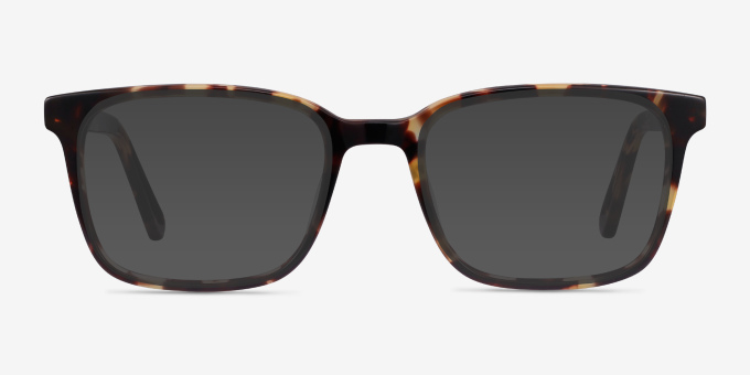 Charlie Tortoise AcetateEyeglass Frames from EyeBuyDirect, with Tinted Lenses