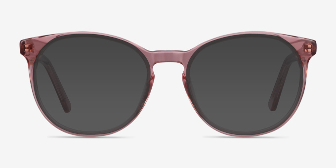 Dulce Pink AcetateEyeglass Frames from EyeBuyDirect, with Tinted Lenses