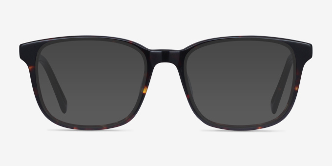 Longway Dark Tortoise AcetateEyeglass Frames from EyeBuyDirect, with Tinted Lenses