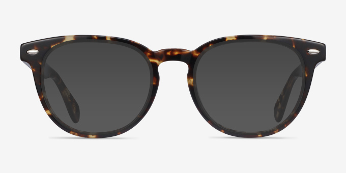 Maeby Tortoise AcetateEyeglass Frames from EyeBuyDirect, with Tinted Lenses