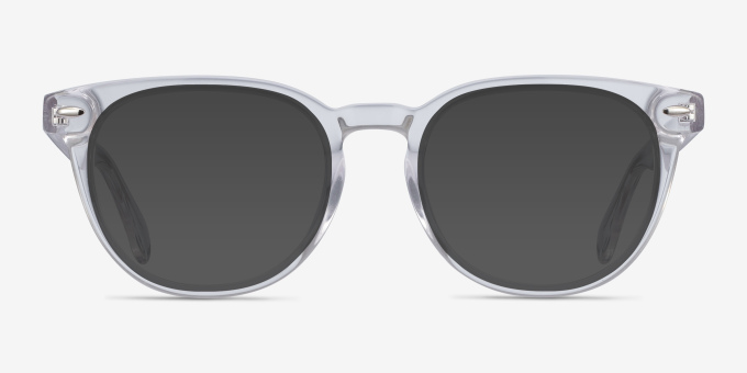 Maeby Transparent AcétateMontures de lunettes de vue d'EyeBuyDirect, Avec des Verres Teintés