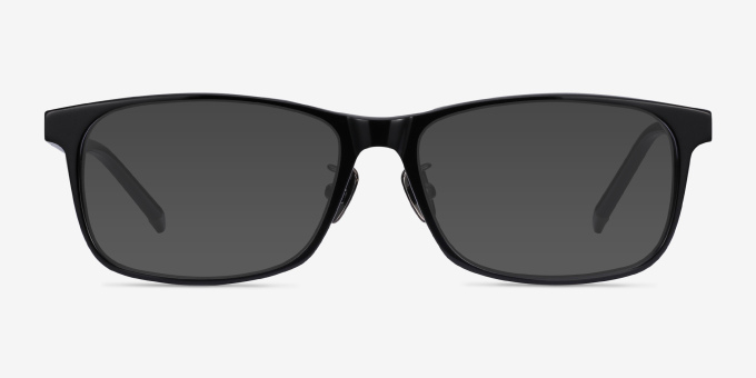 Calling Black AcetateEyeglass Frames from EyeBuyDirect, with Tinted Lenses