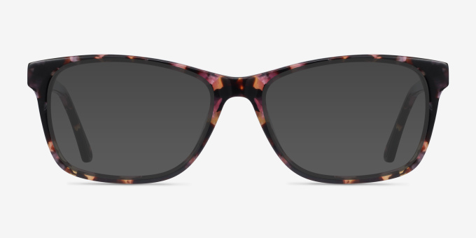 Annett Floral AcetateEyeglass Frames from EyeBuyDirect, with Tinted Lenses