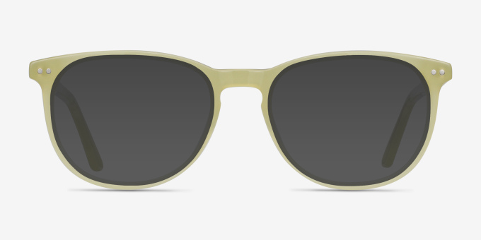 Cherbourg Lime Green AcetateEyeglass Frames from EyeBuyDirect, with Tinted Lenses