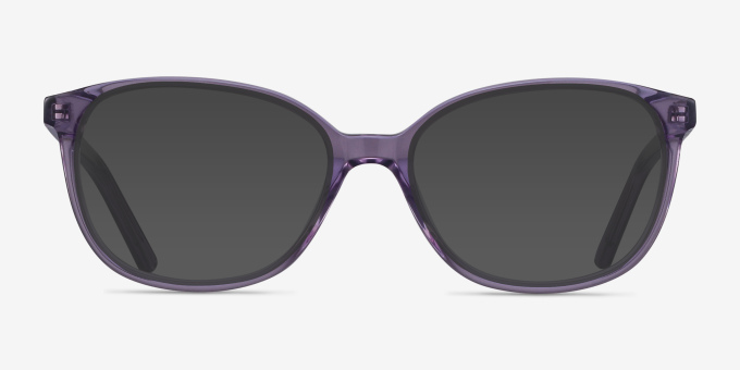 Thelma Purple AcetateEyeglass Frames from EyeBuyDirect, with Tinted Lenses