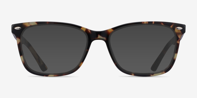 Varda Tortoise AcetateEyeglass Frames from EyeBuyDirect, with Tinted Lenses