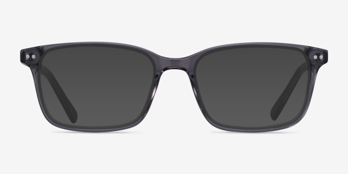 Basel Gray AcetateEyeglass Frames from EyeBuyDirect, with Tinted Lenses