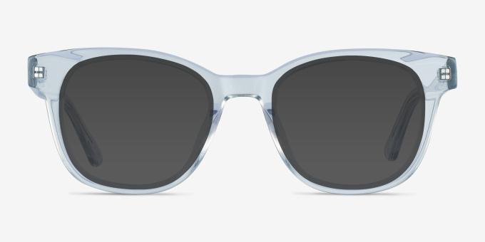 Lighthouse Clear Blue AcétateMontures de lunettes de vue d'EyeBuyDirect, Avec des Verres Teintés