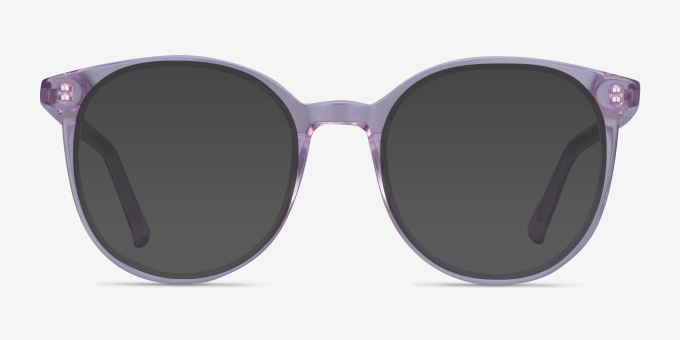 Noun Purple AcetateEyeglass Frames from EyeBuyDirect, with Tinted Lenses