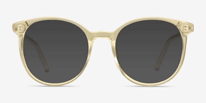 Noun Yellow AcetateEyeglass Frames from EyeBuyDirect, with Tinted Lenses
