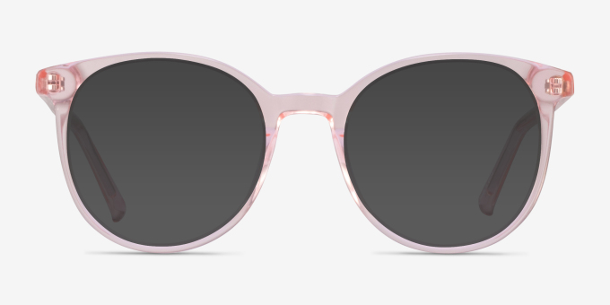 Noun Pink AcetateEyeglass Frames from EyeBuyDirect, with Tinted Lenses