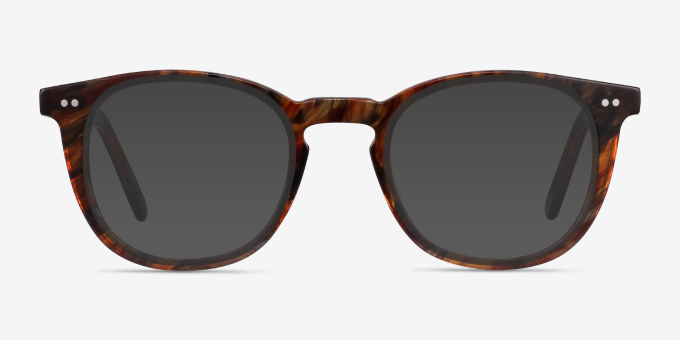 Ona Marbled Havana AcetateEyeglass Frames from EyeBuyDirect, with Tinted Lenses