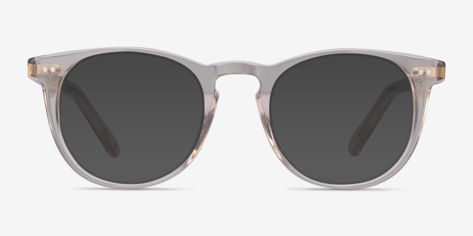 Ona Champagne AcetateEyeglass Frames from EyeBuyDirect, with Tinted Lenses