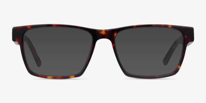 Reyes Tortoise AcetateEyeglass Frames from EyeBuyDirect, with Tinted Lenses
